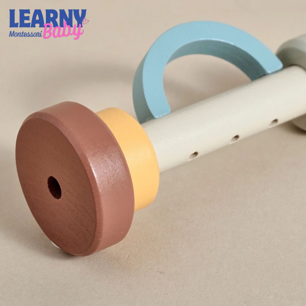 Montessori Wooden Musical Instrument Set for Babies, Drum and Xylophone Music Toy, Early Learning Sensory Toy for Toddlers