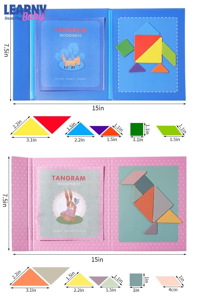 Montessori Geometry Brain Teaser – Travel-Friendly Logical Thinking & Shape Matching Game (Ages 4+)