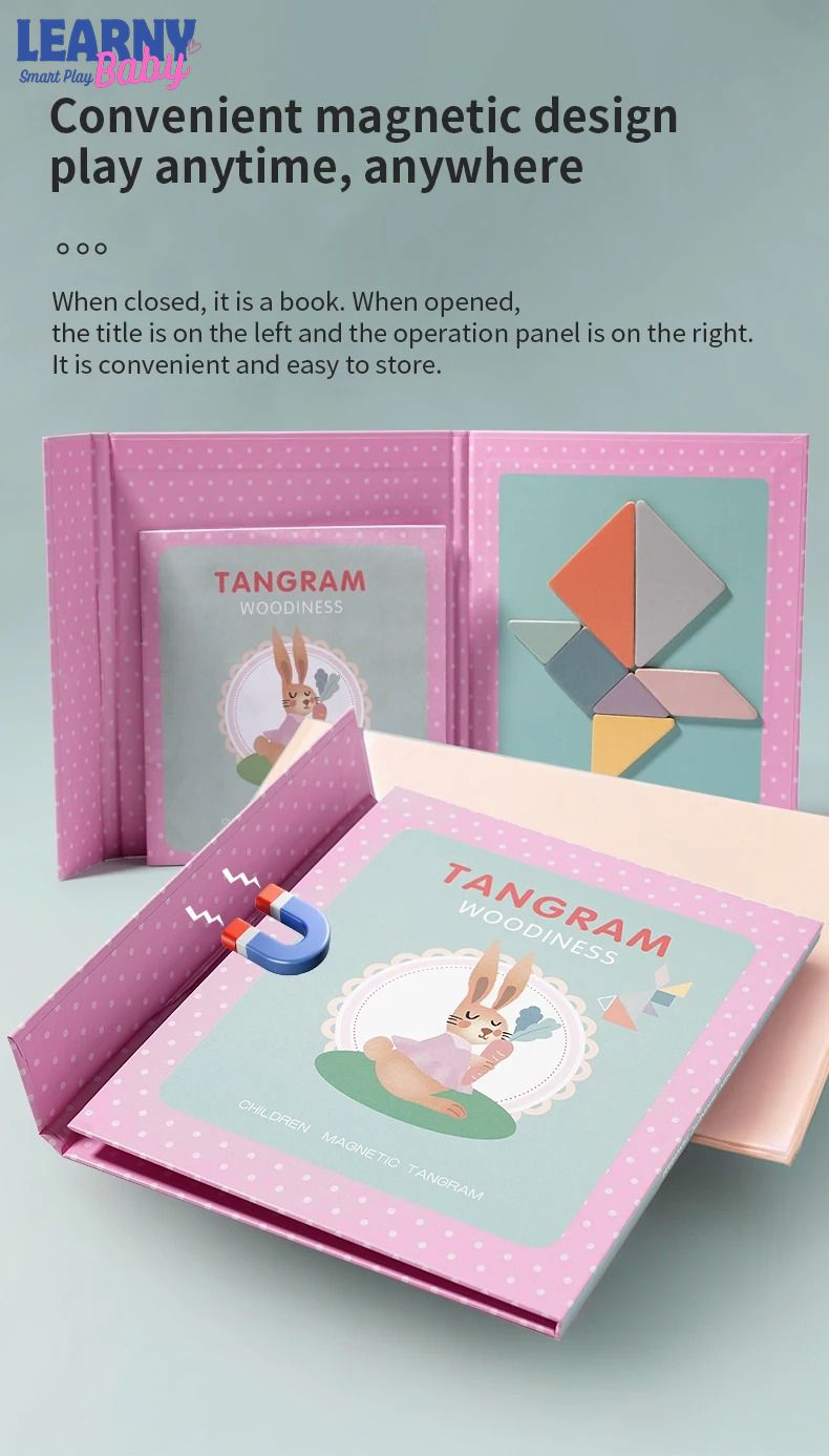 Montessori Geometry Brain Teaser – Travel-Friendly Logical Thinking & Shape Matching Game (Ages 4+)