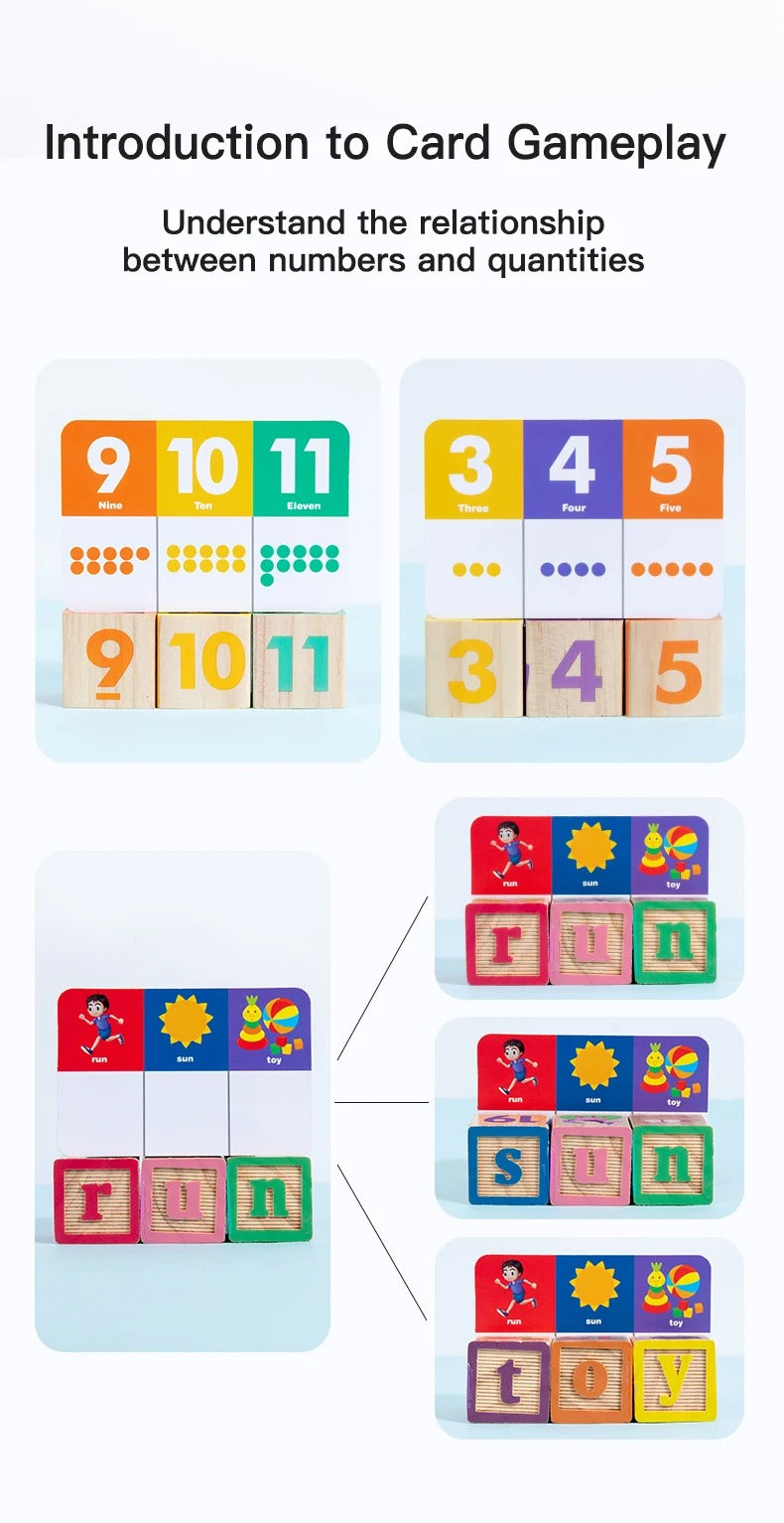 Educational ABC Letter, Number & Animal Learning Toy for Toddlers – Preschool Early Learning Puzzle (Ages 3+)