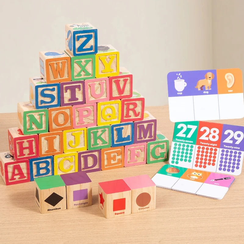 Educational ABC Letter, Number & Animal Learning Toy for Toddlers – Preschool Early Learning Puzzle (Ages 3+)