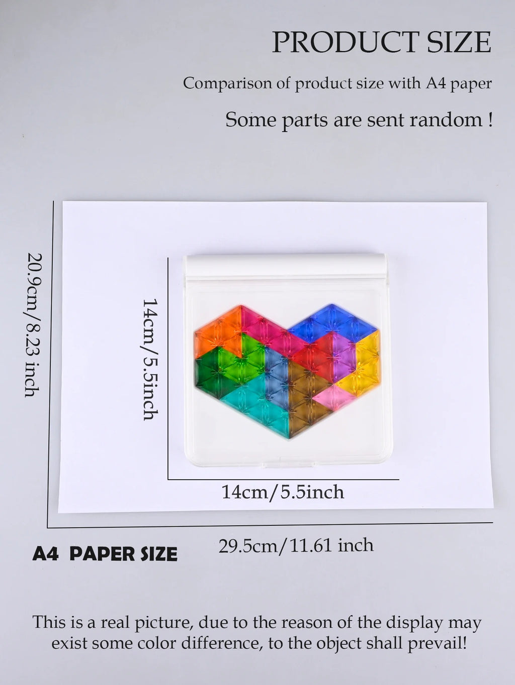Advanced Logic Puzzle Tabletop Game for Kids, Shape & Color Brain Training Toy, Logical Thinking Skills, Ages 5–10