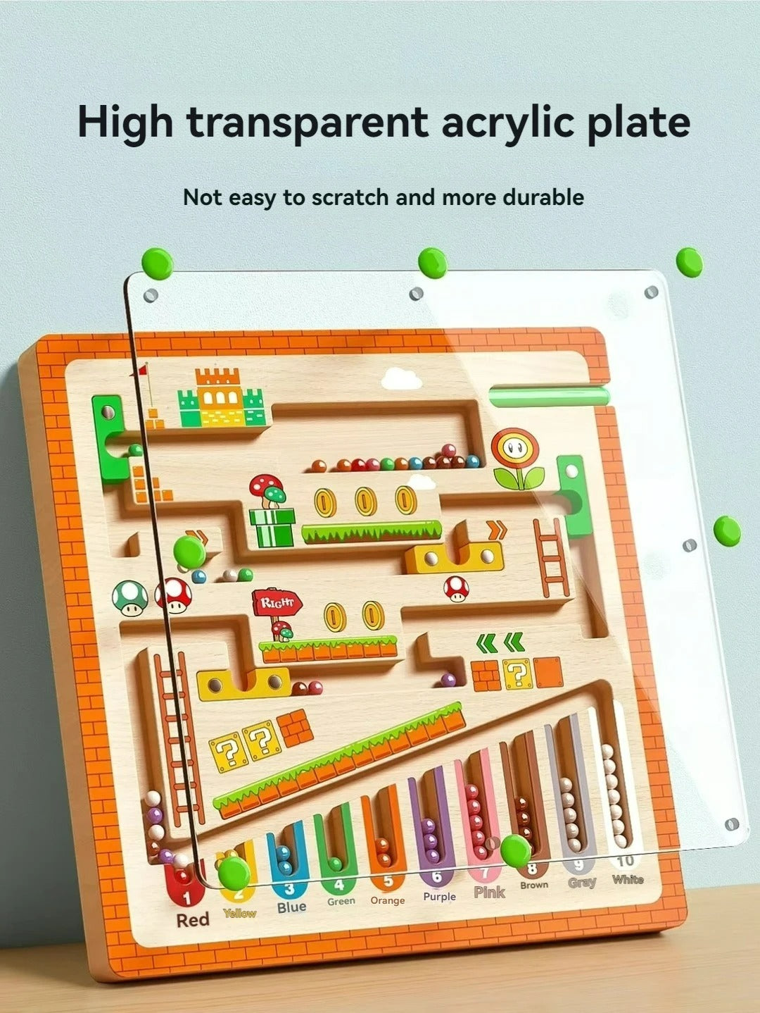 Children Magnetic Maze Walking Ball Toy – Early Education Puzzle for 3+ Years, Focus & Logic Training