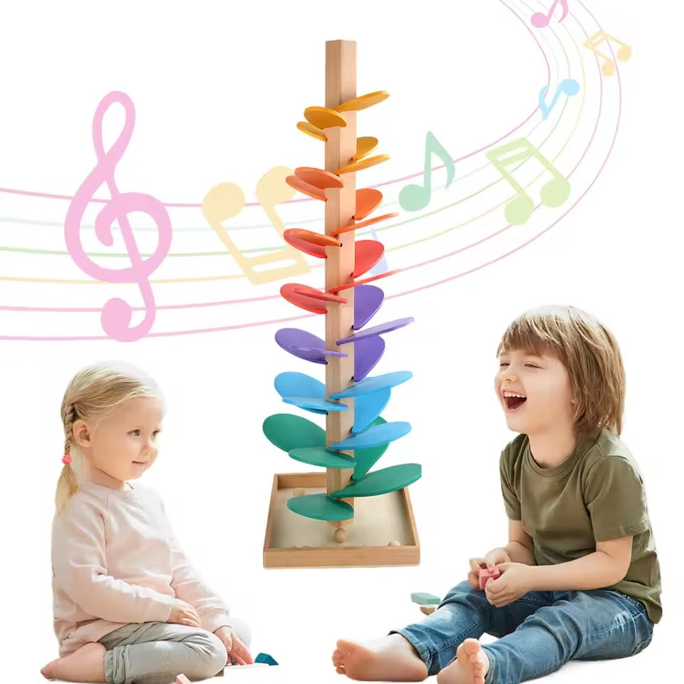 Colorful Sounding Marble Tree for Fine Motor Skills, Sensory Play & Early Development (Ages 3+)