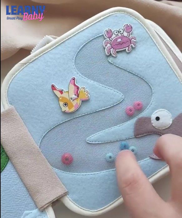 Personalized Mini Felt Quiet Book for Toddlers, Montessori Busy Book, Sensory Travel Toy, Fine Motor Activity Book, Screen-Free Gift for Kids 1-4