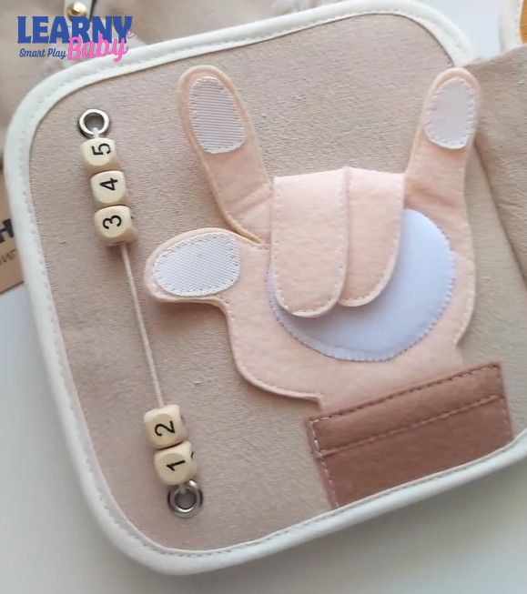 Personalized Mini Felt Quiet Book for Toddlers, Montessori Busy Book, Sensory Travel Toy, Fine Motor Activity Book, Screen-Free Gift for Kids 1-4