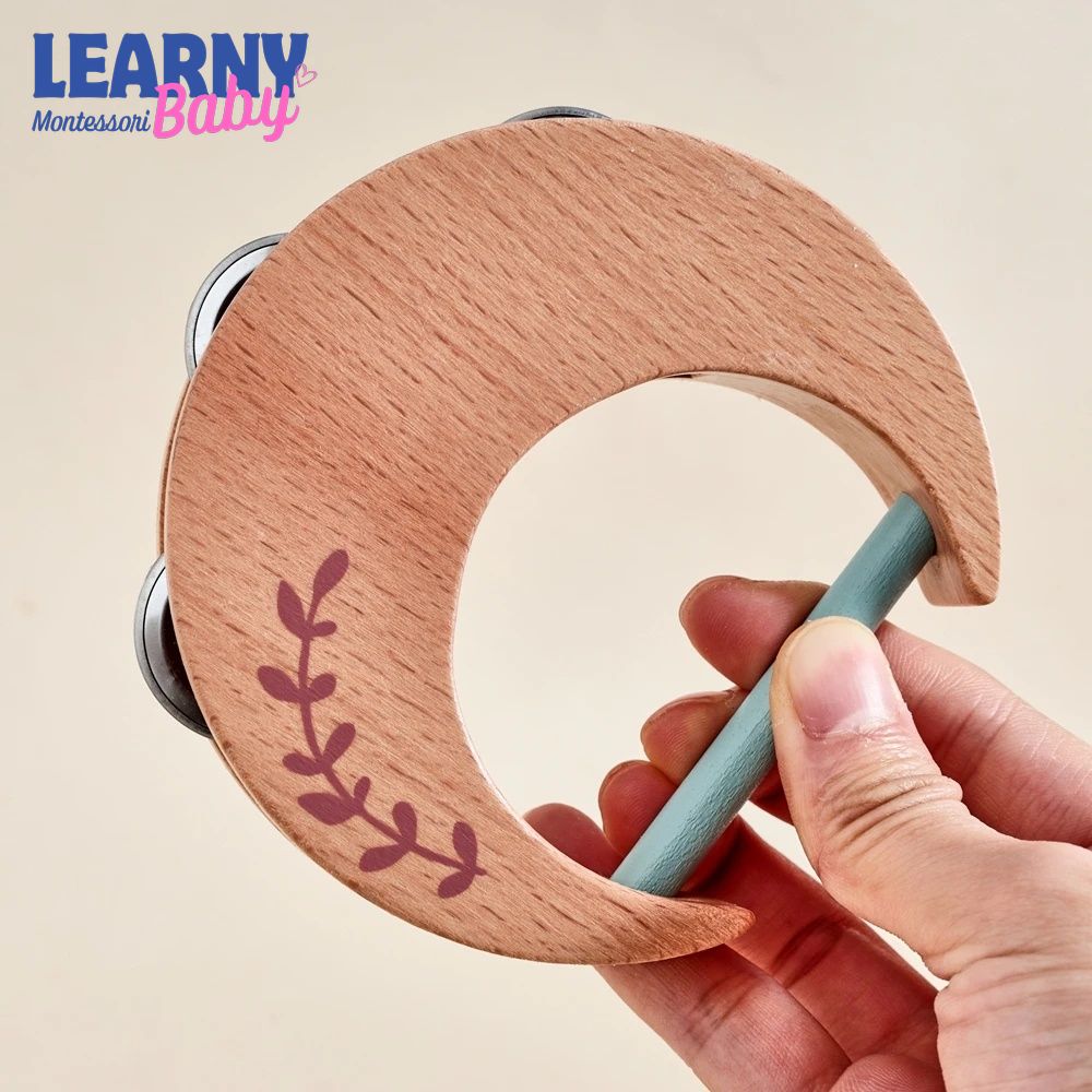 Montessori Wooden Musical Instrument Set for Babies, Drum and Xylophone Music Toy, Early Learning Sensory Toy for Toddlers