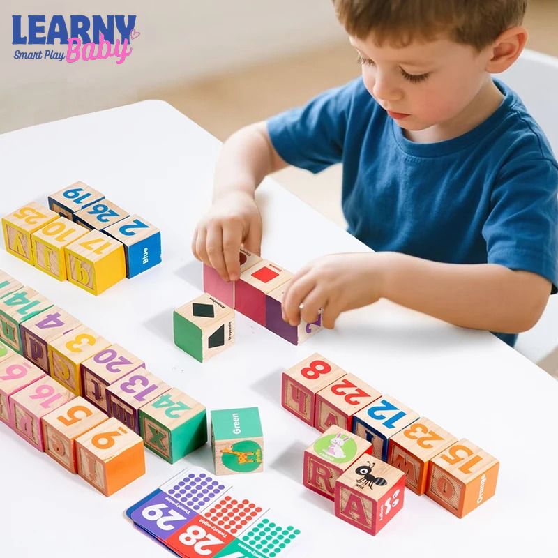 Educational ABC Letter, Number & Animal Learning Toy for Toddlers – Preschool Early Learning Puzzle (Ages 3+)