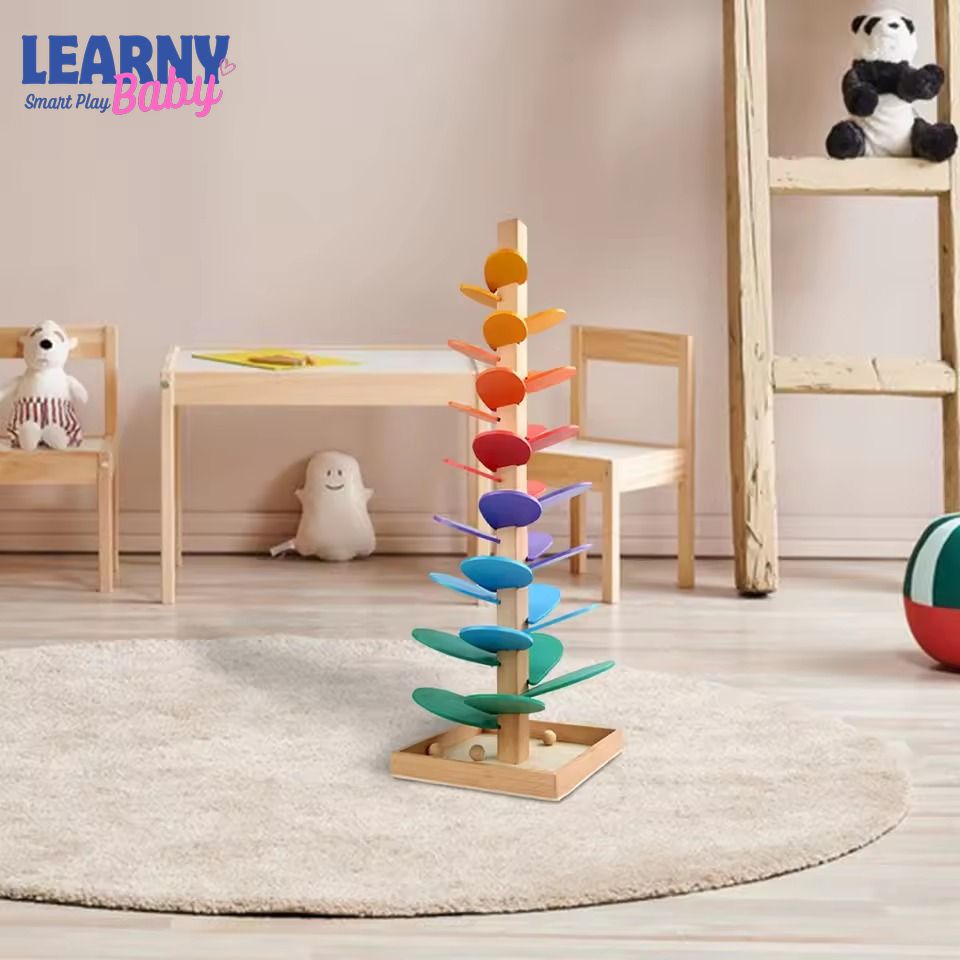 Colorful Sounding Marble Tree for Fine Motor Skills, Sensory Play & Early Development (Ages 3+)