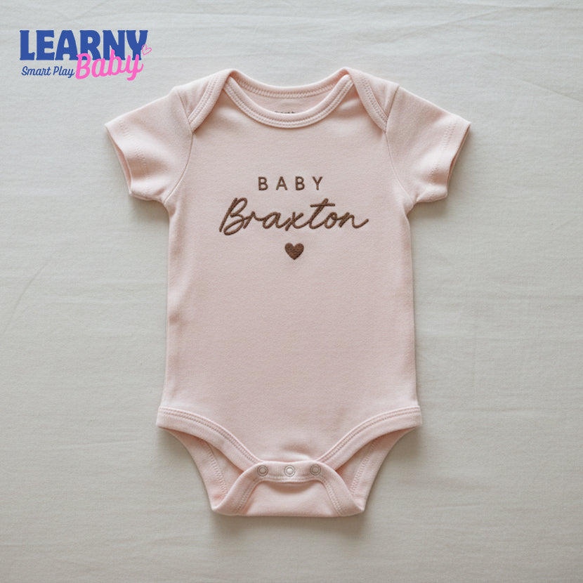 Personalized Baby Name ONESIES® Brand Bodysuit, Custom Name Bodysuit, Pregnancy Announcement, Gifts for Newborn, Baby Name Reveal Bodysuit