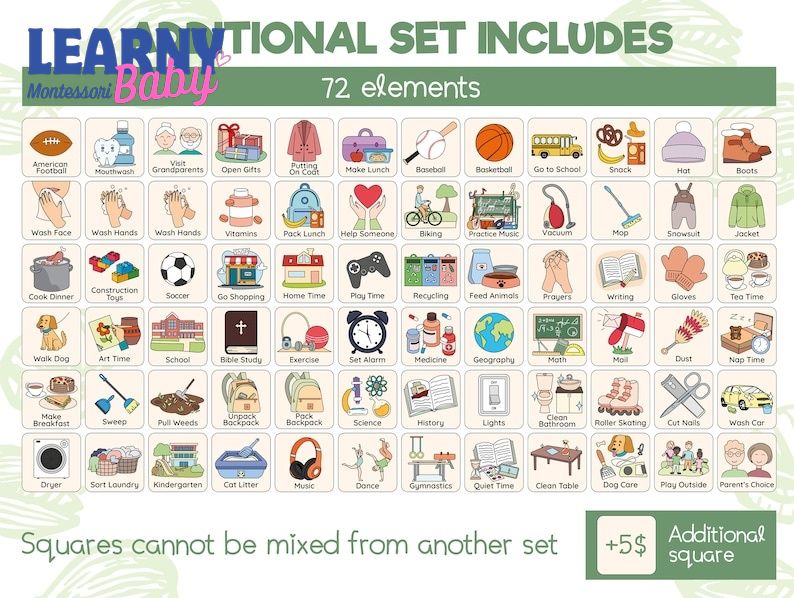 Chore chart for kids, Montessori toy, Toddler routine chart, Homeschool planner, Visual schedule, Responsibility chart, Birthday kids gifts