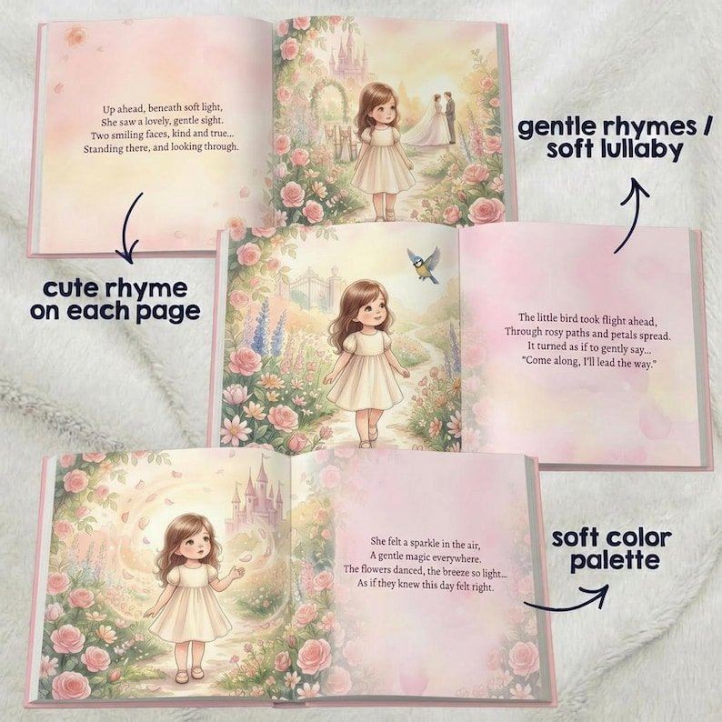 Personalized Flower Girl Proposal Book, Custom Flower Girl Proposal Story Book, Will You Be Our Flower Girl Gift, Keepsake for Flower Girl
