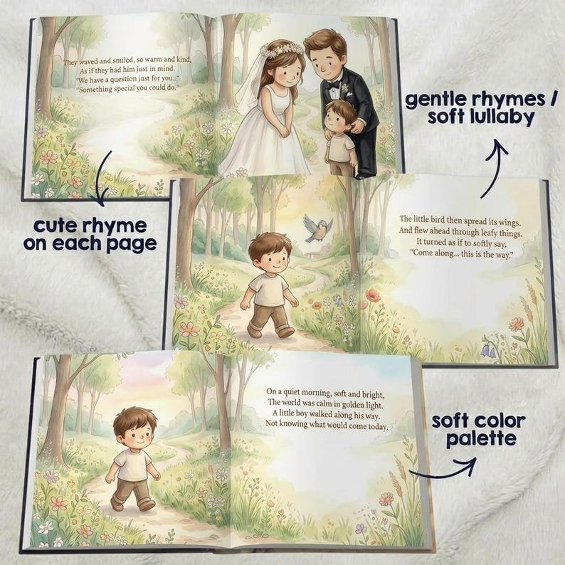 Personalized Ring Bearer Proposal Book, Custom Ring Bearer Boy Book Gift, Will You Be Our Ring Bearer Gift, Ring Bearer Proposal Gift Boy