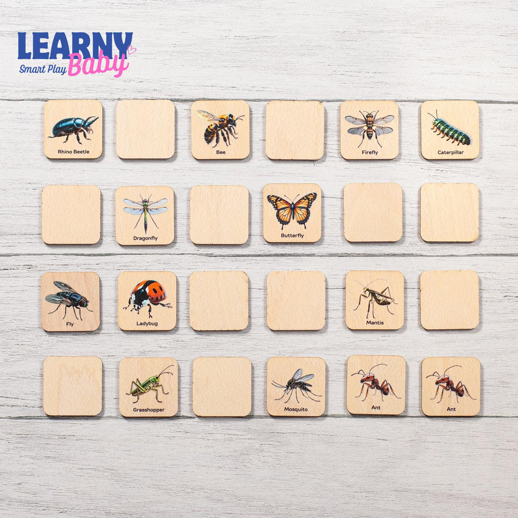 Montessori Cars Matching Cards for Toddlers, Logic Flash Learning Game, Early Cognitive Skills, Ages 2–4 FCLB02