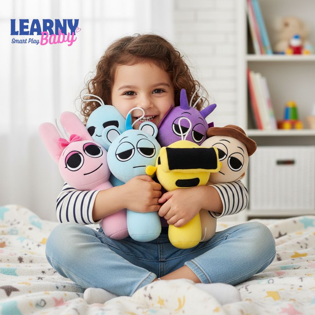 Sprunki Plush Toy – Soft Stuffed Sprunki Doll Cartoon Pillow for Kids, Birthday & Christmas Gift