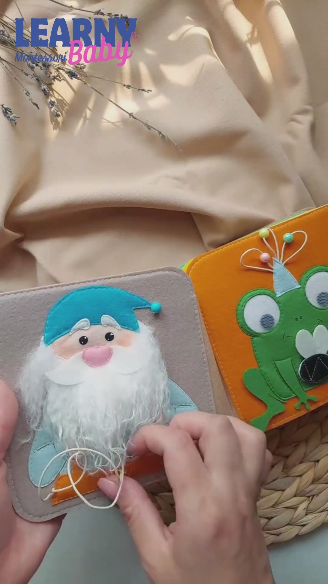 Montessori Educational Toy for Toddlers, Interactive Learning Activity for Kids, Fine Motor Skills Toy, Screen-Free Developmental Gift