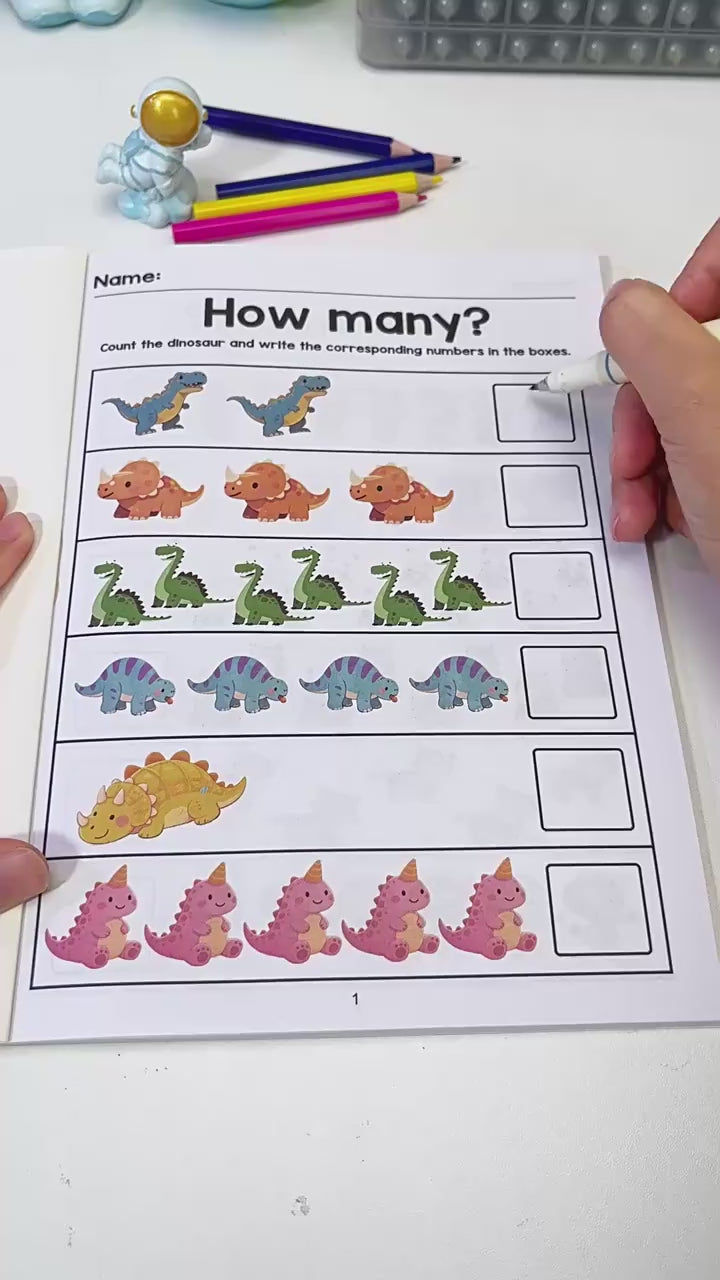 64-Page Preschool Math Workbook: Number Tracing, Addition & Subtraction for Kids 3+, Early Education Activities, Fun Illustrations