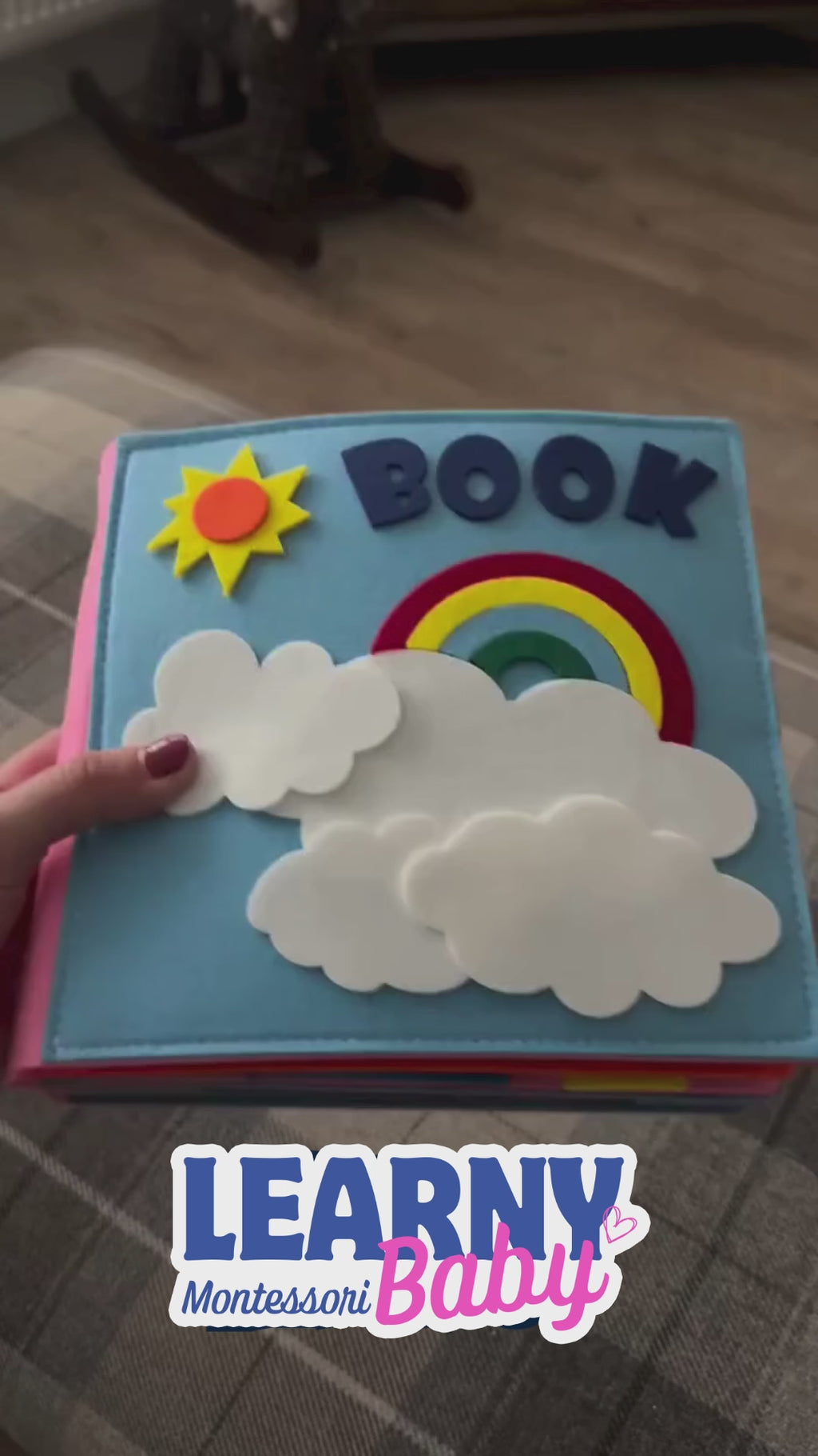 Activity Busy Book, Montessori educational book for kids, Personalized Quiet Book for Toddlers, Personalized book, Felt busy book