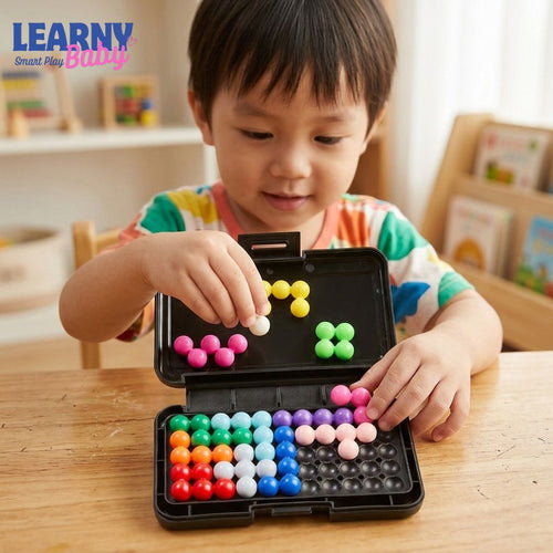 Montessori Logical Thinking Travel Puzzle – Brain Teaser Mind Game for Kids & Adults