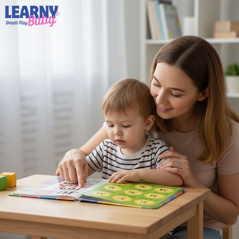 0–2 Years Baby English Cognitive Board Book – Early Learning Encyclopedia for Toddlers, First Words & Numbers Educational Gift